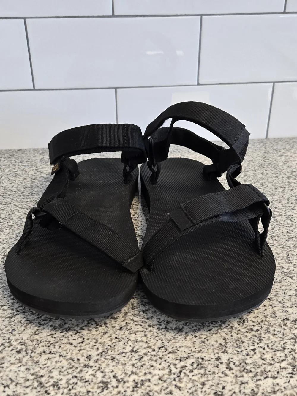 Teva Black Minimalist Sport Sandals